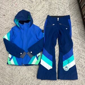 Obermeyer Blue and Teal Jacket Size S (8)